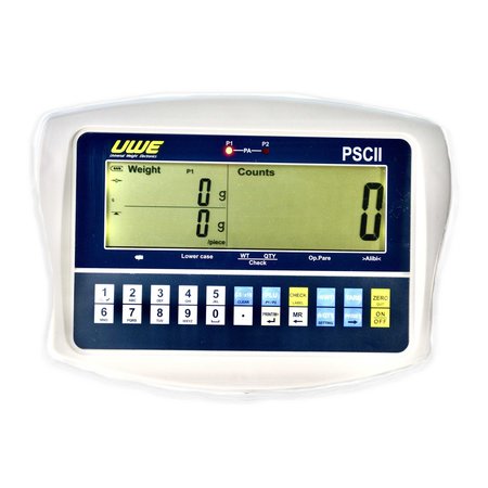 UWE Counting Indicator, Remote Scale Capable, 100 PLU's, Bi-Directional RS232, Full Numeric Keypad PSCII Indicator